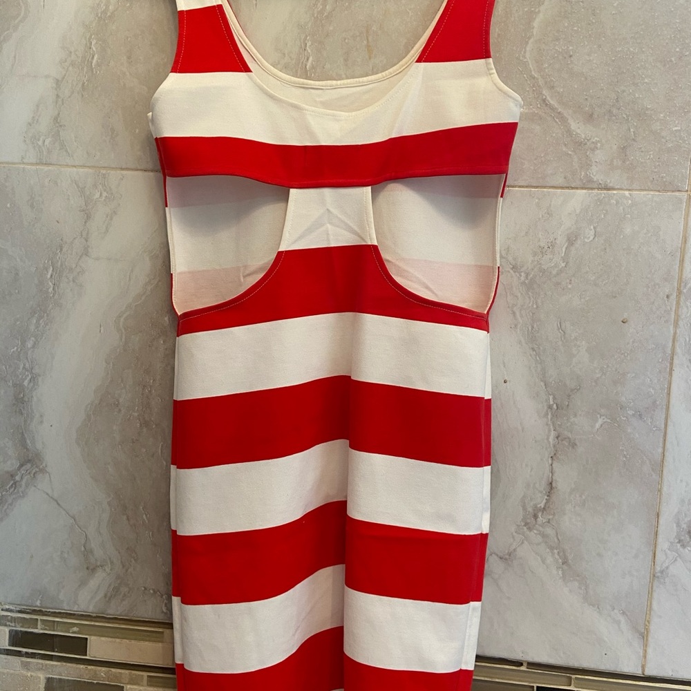 Pencey Red/white Dress - Picture 2 of 6